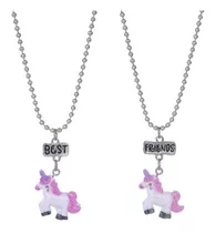 Collar Unicornio Mejores Amigos Best Friends Regalo Calidad