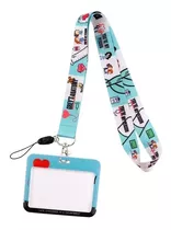 Lanyard + Porta Identificación, Grey's, Enfermera, Medico