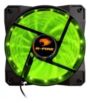 Kit 5 Fan Cooler Gamer Led Verde 120x120mm Ew1712 G-fire