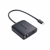 Hub Usb C Con Hdmi 4k Carga De 80 W Gigabit Ethernet Y 3 Pue