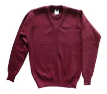 Sweater  Pullover  Talle 6  Niño/a Bordo