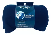 Cobertor Manta De Viagem Nap Premium Confort Cor Azul-marinho