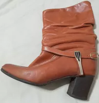 Vendo Botas De Cuero  Talle 36 Muy Buen Estado!!