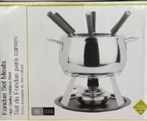 Set Fondue Gluttlen Stailess Steel Para 6 Personas