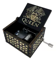 Caja Musical Queen Bohemian Rhapsody Freddie Mercury Madera