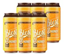 Cerveza Blest Artesanal Lata X 473 Cc. Honey ( X 6 Unid)