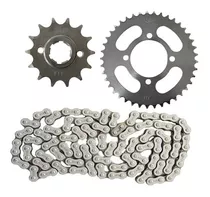 Kit Sprocket (engrane Y Cadena) Honda Cgl-125 Alta Calidad