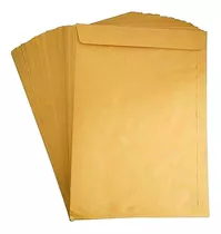 Kit Com 10 Envelopes Pardos A4 Ofício 34 X 24 Cm 