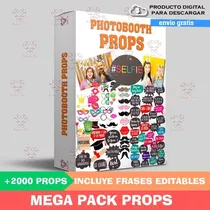 Kit Imprimible Props Selfie Carteles Mega Pack +2000 Motivos
