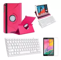 Capa/teclado/pel Para Galaxy Tab A8 Sm X200/x205 10,5 Rosa