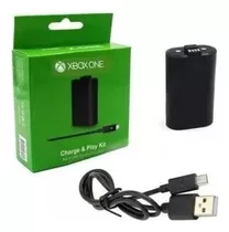 Kit Carga Y Juega Bateria Pila Recargable D Control Xbox One