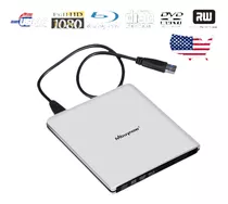 Slim Usb 3.0 Externo Cd Rw Quemador Blu-ray Disco Lector Dvd