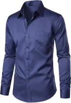 Camisa Hombre Azul Marino