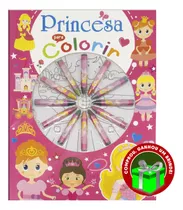 Livro Cores Em Ação! Princesa Para Colorir Sbn Crianças
