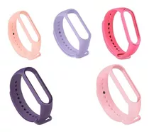 Kit 7 Pulseiras Para Miband 5 E Amazfit Band 5 + 2 Película