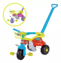 Triciclo Tico Tico Velotrol Totoka Infantil Com Empurrador 