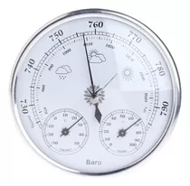 Reloj Barómetro Higrómetro Termómetro Dial Clasico