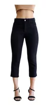 Pantalon Capri Pescador Jean Talle Grande Elastizado Mujer 