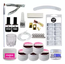 Kit Para Unha De Gel, Acrigel E Porcelana - Reposição Rafas