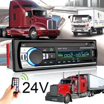 Radio Auto Bluetooth Mp3 Usb Sd Fm + Control 24v