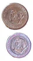 Argentina 50 Centavos Y 1 Peso 1996 Unicef 