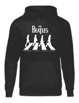 Buzo Rockero The Beatles Abbey Road Algodon Estampa Frente