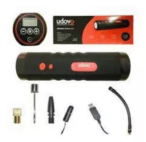 Mini Inflador Digital Auto Pelotas Bicis Moto Luz Compresor Color Negro Frecuencia 1000 Mhz