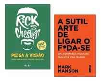 Livro Pega A Visão + Sutil Arte De Ligar O Foda-se