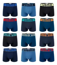 Boxer De Algodón Pack X 12 Colores Surtidos Hombre Docena