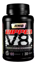 Pump V8 Ripped X60caps - Star Nutrition Sabor Neutro