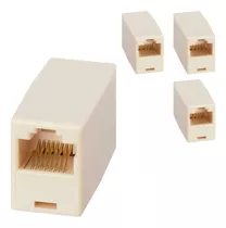 Ficha Rj45 X10 Unión Adaptador Cupla Hembra Nf Seguridad