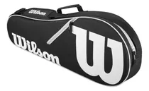 Raquetero Wilson Advantage Ii Triple Color Negro