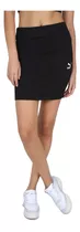 Pollera Puma Classics Ribbed Mujer En Negro | Moov