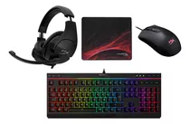 Hperx Core Gamer Bundle: Teclado+ Mouse+audifono+mousepad