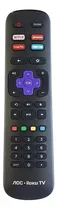 Controle Tv Aoc/philco Roku Tv Netflix/hbo/google Le-7245