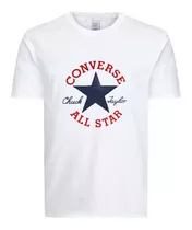 Franela  Camiseta Diseño Converse Manga Corta 