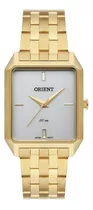 Relógio Orient Feminino Dourado Lgss0058 S1kx Quadrado 