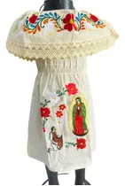 Vestido De La Virgen De Guadalupe Para Niña