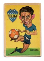 Figurita Boca Tarjeton Futbol Sport 1967 N° 29 Gonzalez