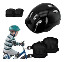 Kit Proteção Patins Joelheiras Cotoveleiras Luvas Capacete