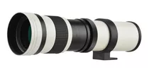 Lente F/8.3-16 Telefoto Mf Super Camara Nikon D3100 Con Mont