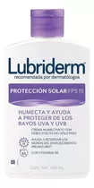 Crema Corporal Lubriderm Protección Solar Fps 15 Con Vitamina B5 - 400ml