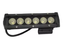 Faro Auxiliar Barra 6 Led Cree 30w Flood Spot 12v 24v