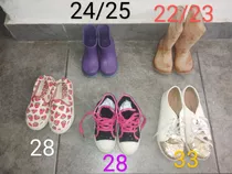 Lote De Zapatillas Y Botas Número En La Foto De Cada Uno 