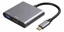 Hub Usb C 3 Puertos Tipo C Hdmi 4k Usb 3.0 - Pc Notebook