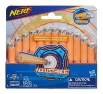 Refil De Dardos Nerf Accustrike 12 Dardos Hasbro Laranja