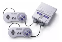 Super Nintendo Snes Classic Edition Mini + 02 Controles+ Vários Jogos