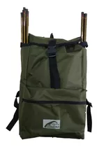 Mochila Pescador Para Pesca E Camping C/bolso Porta Varas