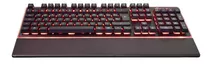 Teclado Gamer Cougar Core Qwerty Español España Color Negro Con Luz 8 Colores