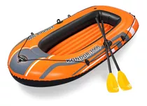 Bote Inflable Bestway 2 Personas Con Remos E Inflador